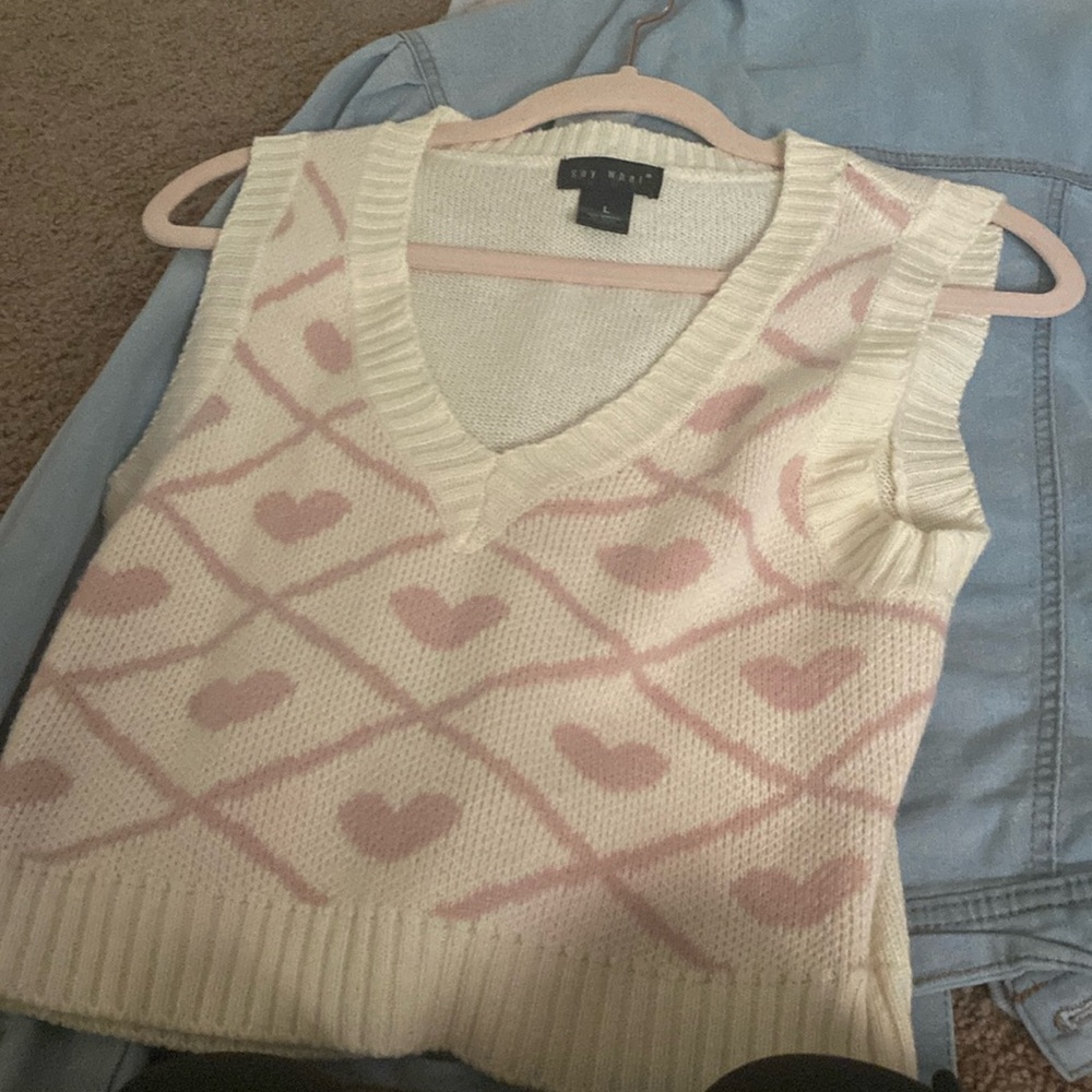 Say what teen sleeveless sweater